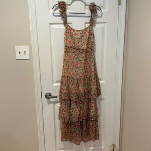 Floral sleeveless dress by ASTR. Amazing for summer!